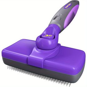 Dog & Cat Brush, Cat & Dog Grooming, Self Cleaning Slicker Brush for Pets, Grooming Brushes for Long Short Haired Dogs Cats